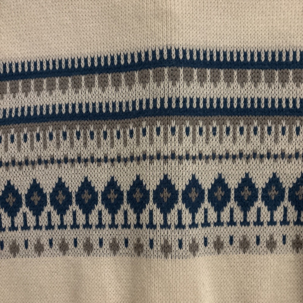 Vtg 60s 70s Jersild Cardigan Womens Medium Fair Isle Norwegian Knit Sweater - Picture 7 of 9
